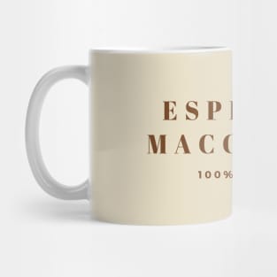 Espresso Macchiato 100% Arabica Mug